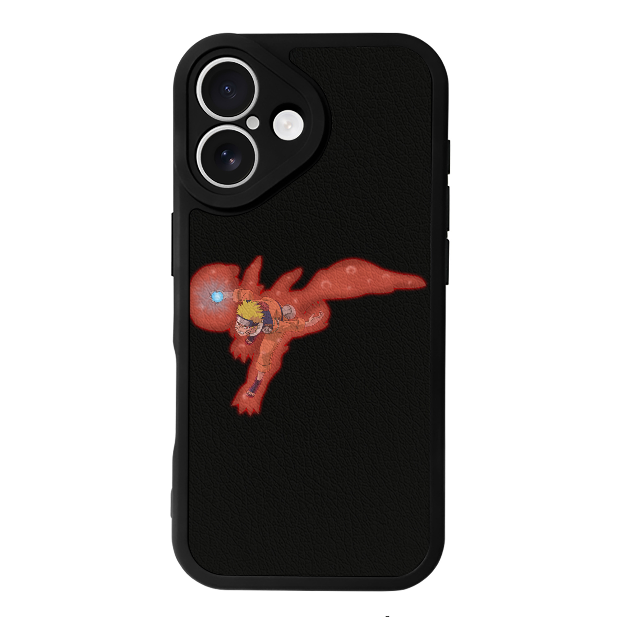 （画像用） NARUTO -ナルト- うずまき ナルト Uzumaki Naruto 【iPhone 16シリーズ対応】シリコンスマホケース（レザー調） 材質：シリコン